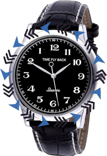 Orologio antiorario lancette - antiorario,