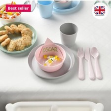Set Pranzo Bambini Rosa 6