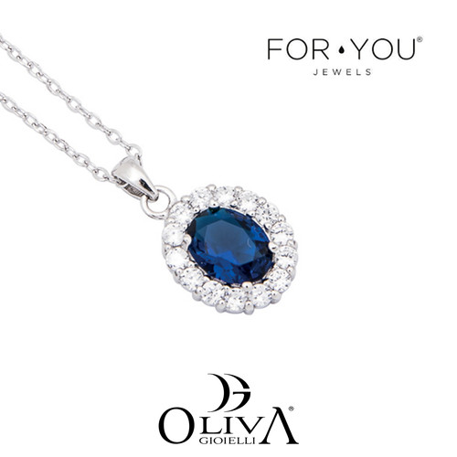 Collana ciondolo zircone - collana,