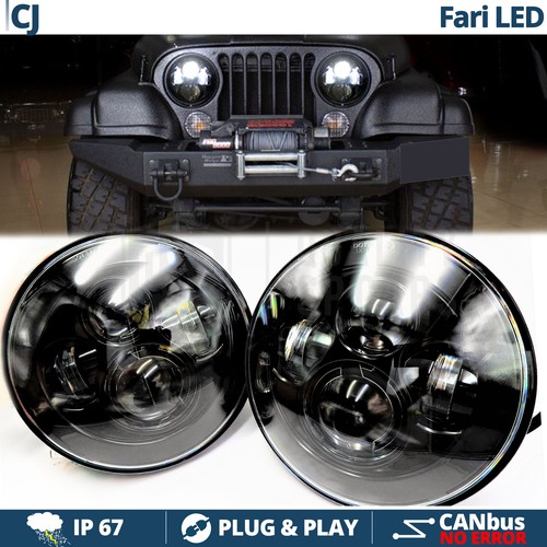 Fari led per jeep - fari, cj