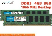 CRUCIAL 4 GB 8 GB DDR3 1066