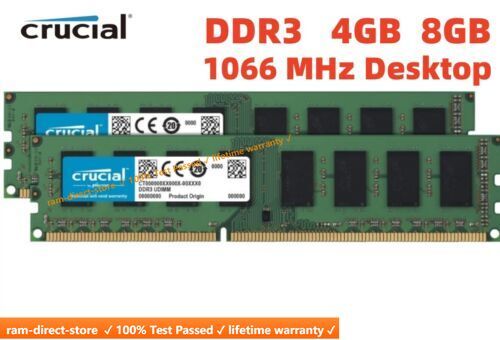 Crucial gb ddr3 1066 - gb, 8