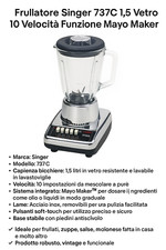 Frullatore Singer 737C 1,5L