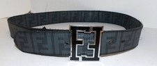 Cintura Fendi grigia e nera