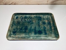Tappeto vassoio gioielleria pubblicitario vintage Orologi Avia anni 50