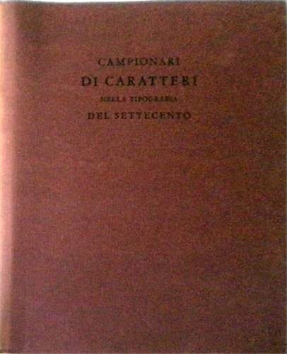 Campionari di caratteri - ,