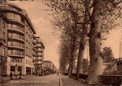 Milano viale veneto 1946 f - v.,