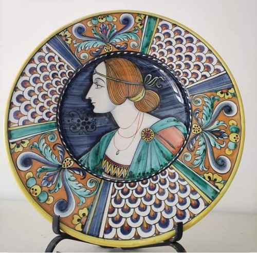 Piatto maiolica ceramica 36 - maiolica,