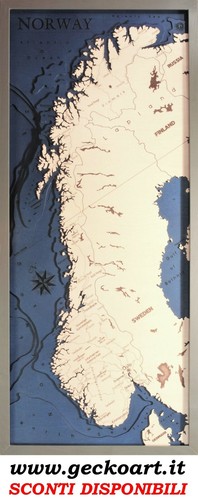Norvegia norway mappa cartina - norvegia,