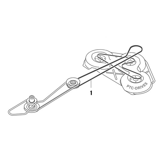 Cinghia trapezoidale 594977801 - cinghia,