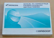 Honda CBR 600 F Fahrerhandbuch Instuktieboek Manuel Conducteur 2005