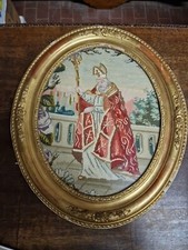 Arazzo mezzo punto Vescovo  cm. 39x30 entro Cornice C12 ^