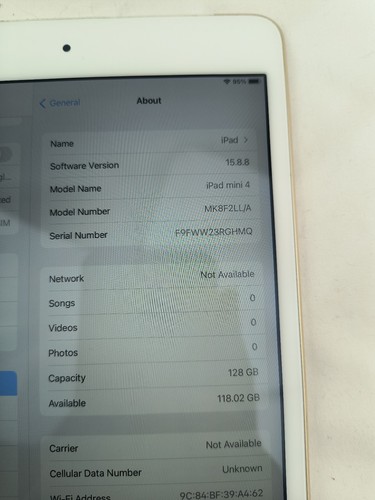 Apple ipad mini 128gb a1550 - mini,