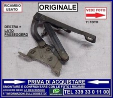 CERNIERA STAFFA APERTURA COFANO DESTRA DX ORIGINALE OPEL CORSA D 2007-2014