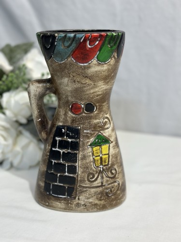 Brocca ceramica sgraffito