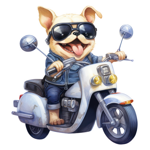 Adesivi auto bulldog francese - adesivi,