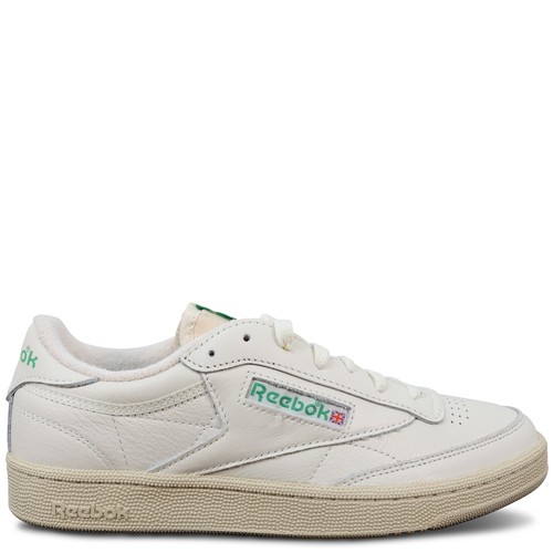 Reebok sneakers bianca verde - reebok, bianca/verde