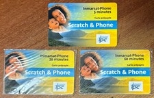 3 CARTES INMARSAT TPC GSM