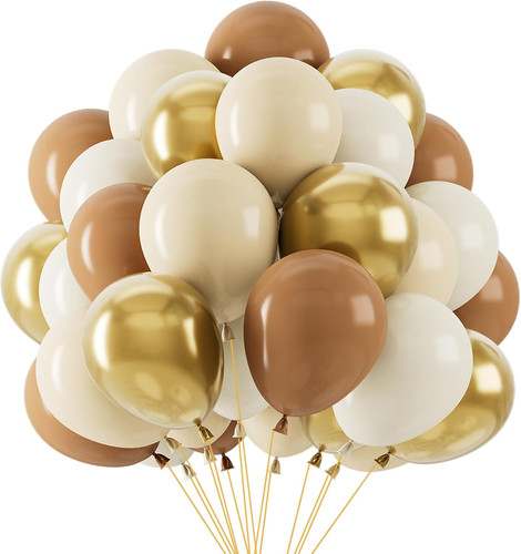 Palloncini marrone oro 68 - palloncini, e