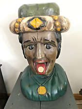 ANTICA FARMACIA YAWNER O GAPER "PILL TAKER" INSEGNA COMMERCIALE STATUA OLANDA