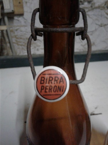 Bottiglie vintage birra peroni - birra,