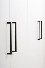 Maniglia Mobile U Nera 0056 Cucina Maniglia Cassetto Vintage 128 Mm - 492 Mm