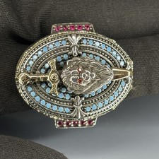 Anello testa di leone in