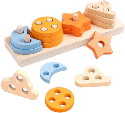 Gioco montessori legno sorter - montessori,