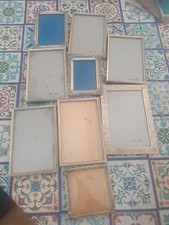 Stock Cornici Portafoto Vintage Silver Plated