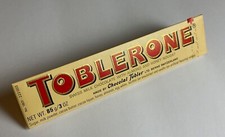 TOBLERONE Cioccolato Candy Bar wrapper box confezione cibo vintage anni 80