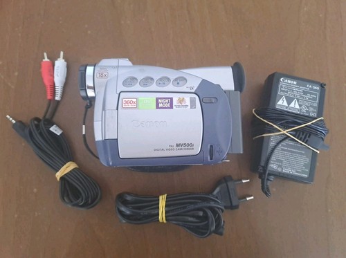 Canon mv500 videocamera minidv - mv500,