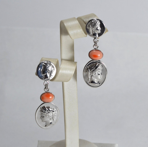 Orecchini argento 925 rodiat - orecchini,