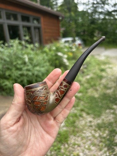 Pipa tabacco vintage - , argento