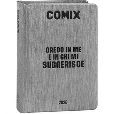 Diario Comix Scuola 16 Mesi Standard Gear Black cm18.5x13.5