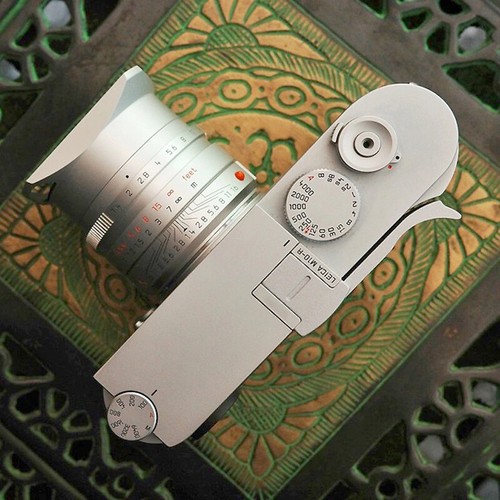 Silver hot shoe cover - shoe,
