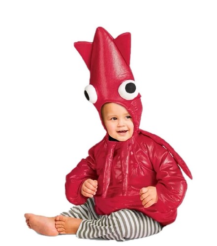 Costume calamaro rosso - , animale