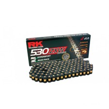 Catena RK SW530ZXW/116 nera aperta con rivetto per Kawasaki ZZR 1400 D