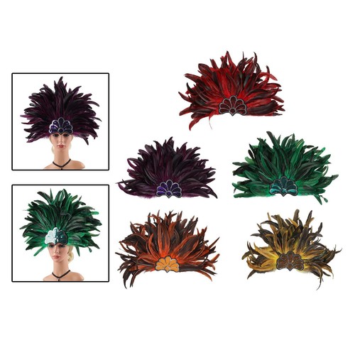 Copricapo piume donna - copricapo, di