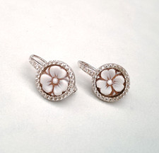 Orecchini donna cammeo