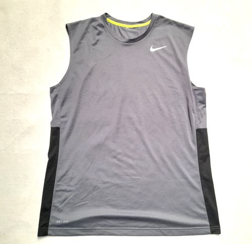 Canotta dri fit nike grigio - dri-fit, xl