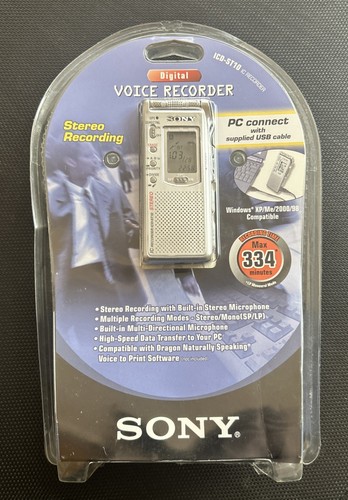 Sony icd st10 registratore - icd-st10,