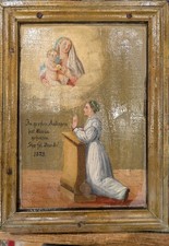 Lavagna votiva 1873 ex voto
