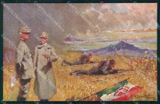 Propaganda Militare WW1 Alpini Cadorna Savoia Campestrini cartolina XF8497
