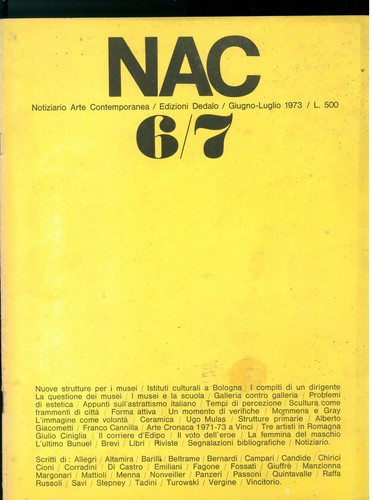 Nac arte contemporanea - arte, giugno
