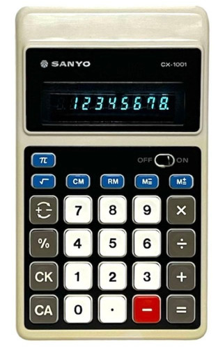 Calcolatrice elettronica sanyo - elettronica,