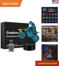 Luce Notturna 3D Dirt Bike con