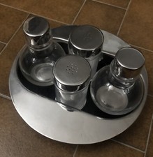 Set Da Tavola Sale Pepe Olio Aceto Zani &Zani Acciaio Italy Design