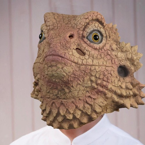 Maschera con testa - di, animale