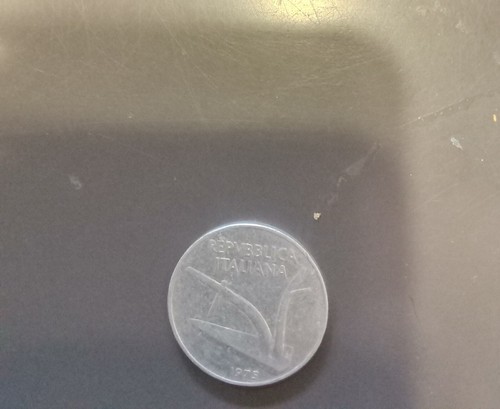 Moneta lire spighe del - moneta, 10