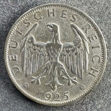 2 Reichsmark 1925 A Repubblica